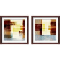 Framed 'Luck of Autumn 2 Piece Framed Art Print Set' border=