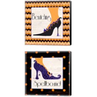 Framed 'Bewitching Shoes  2 Piece Canvas Print Set' border=