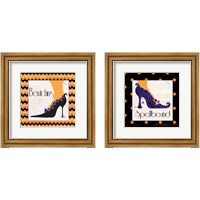 Framed 'Bewitching Shoes  2 Piece Framed Art Print Set' border=