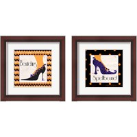 Framed 'Bewitching Shoes  2 Piece Framed Art Print Set' border=