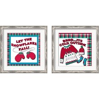 Framed 'Chilly Nostalgia 2 Piece Framed Art Print Set' border=