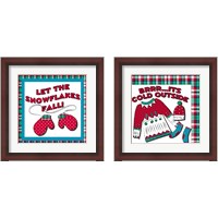 Framed 'Chilly Nostalgia 2 Piece Framed Art Print Set' border=