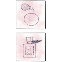 Framed 'French Perfume 2 Piece Canvas Print Set' border=