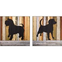 Framed 'Best Friend 2 Piece Art Print Set' border=