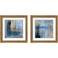 Framed Golden Blues 2 Piece Framed Art Print Set