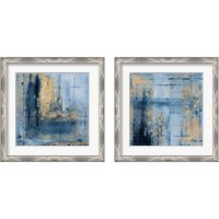 Framed Golden Blues 2 Piece Framed Art Print Set