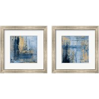 Framed Golden Blues 2 Piece Framed Art Print Set
