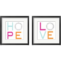 Framed HOPE 2 Piece Framed Art Print Set