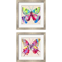 Framed Brilliant Butterfly 2 Piece Framed Art Print Set