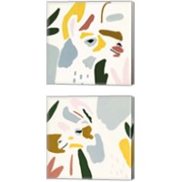 Framed 'Llama Moderne 2 Piece Canvas Print Set' border=