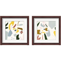 Framed 'Llama Moderne 2 Piece Framed Art Print Set' border=