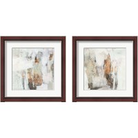 Framed Burnished Mint 2 Piece Framed Art Print Set