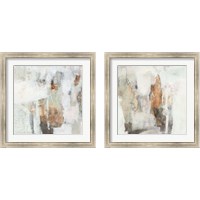 Framed Burnished Mint 2 Piece Framed Art Print Set
