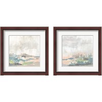 Framed 'Sweet Lagoon 2 Piece Framed Art Print Set' border=
