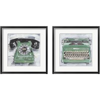 Framed Retro Phone 2 Piece Framed Art Print Set