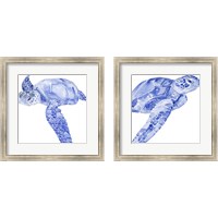 Framed Ultramarine Sea Turtle 2 Piece Framed Art Print Set
