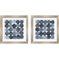 Framed Blue Grey Density 2 Piece Framed Art Print Set