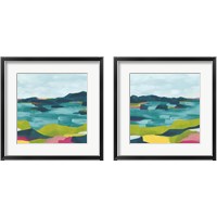 Framed Kaleidoscope Coast 2 Piece Framed Art Print Set