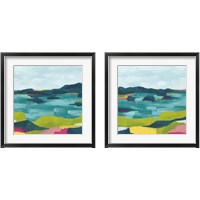 Framed Kaleidoscope Coast 2 Piece Framed Art Print Set