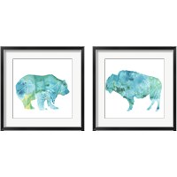 Framed 'Agate Animal 2 Piece Framed Art Print Set' border=