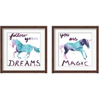 Framed 'Magic Dreams 2 Piece Framed Art Print Set' border=