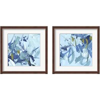 Framed 'Into the Blue 2 Piece Framed Art Print Set' border=