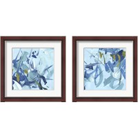 Framed 'Into the Blue 2 Piece Framed Art Print Set' border=