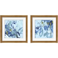 Framed 'Into the Blue 2 Piece Framed Art Print Set' border=
