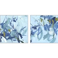 Framed 'Into the Blue 2 Piece Art Print Set' border=