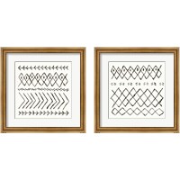 Framed 'Nordic Vibes 2 Piece Framed Art Print Set' border=