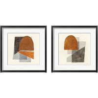 Framed 'Quintet  2 Piece Framed Art Print Set' border=