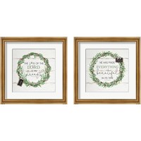 Framed 'He Has Made Everything Beautiful 2 Piece Framed Art Print Set' border=