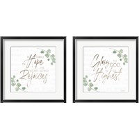 Framed 'Thrill of Hope 2 Piece Framed Art Print Set' border=