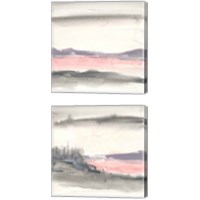 Framed 'Blush Valley 2 Piece Canvas Print Set' border=