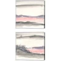 Framed 'Blush Valley 2 Piece Canvas Print Set' border=