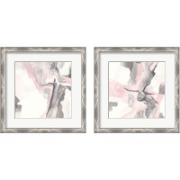 Framed Blushing Grey 2 Piece Framed Art Print Set