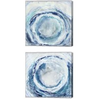 Framed 'Ocean Eye 2 Piece Canvas Print Set' border=