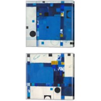 Framed 'Blueberry Hill 2 Piece Canvas Print Set' border=