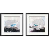 Framed 'Bear  2 Piece Framed Art Print Set' border=