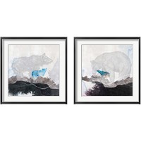 Framed 'Bear  2 Piece Framed Art Print Set' border=