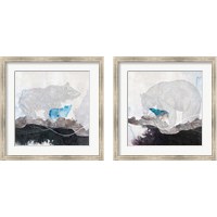 Framed 'Bear  2 Piece Framed Art Print Set' border=