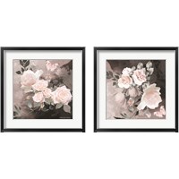 Framed 'Noir Roses 2 Piece Framed Art Print Set' border=