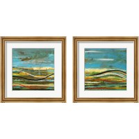 Framed 'High Plains 2 Piece Framed Art Print Set' border=