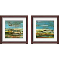 Framed 'High Plains 2 Piece Framed Art Print Set' border=