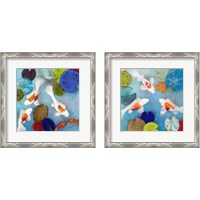 Framed 'Koi  2 Piece Framed Art Print Set' border=