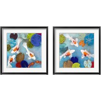 Framed 'Koi  2 Piece Framed Art Print Set' border=