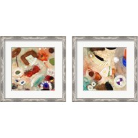 Framed 'When We Think 2 Piece Framed Art Print Set' border=