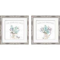 Framed 'Farmhouse Cotton 2 Piece Framed Art Print Set' border=