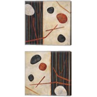 Framed 'Sticks and Stones 2 Piece Canvas Print Set' border=