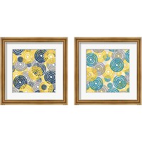 Framed New Circles 2 Piece Framed Art Print Set